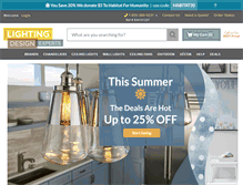 Tablet Screenshot of lightingdesignexperts.com